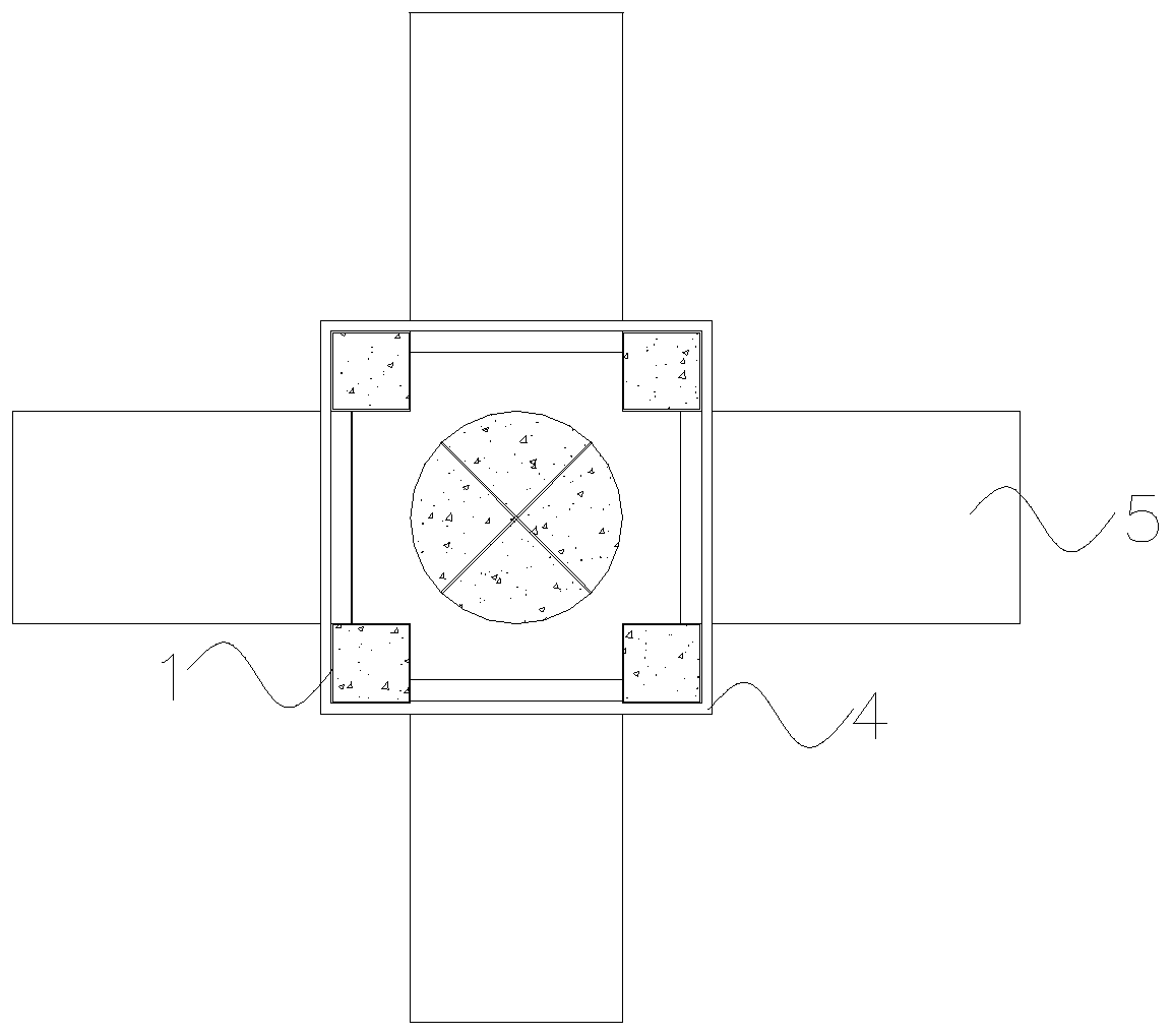 Transverse partition plate of column and column with same