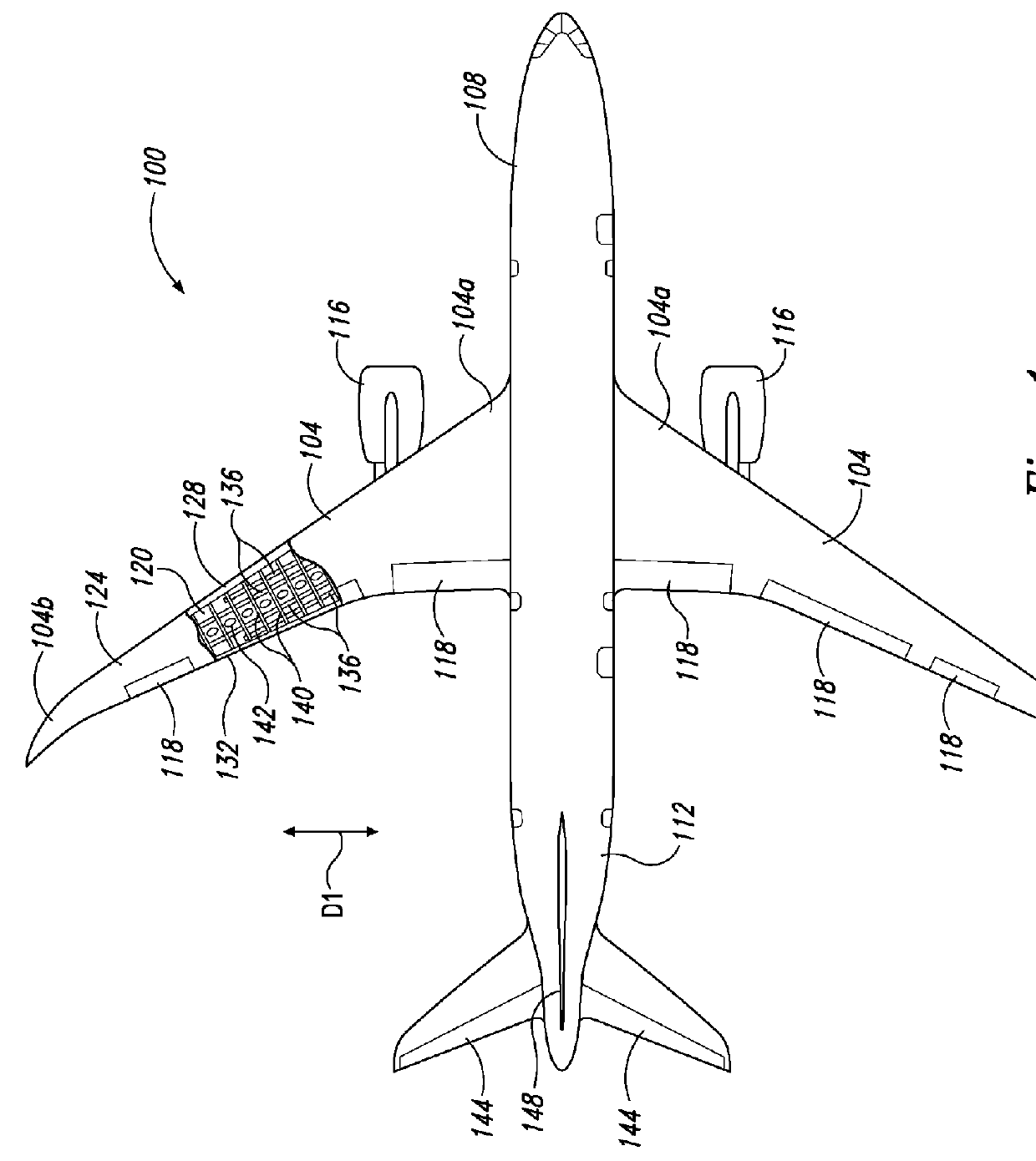 Laminate composite wing structures