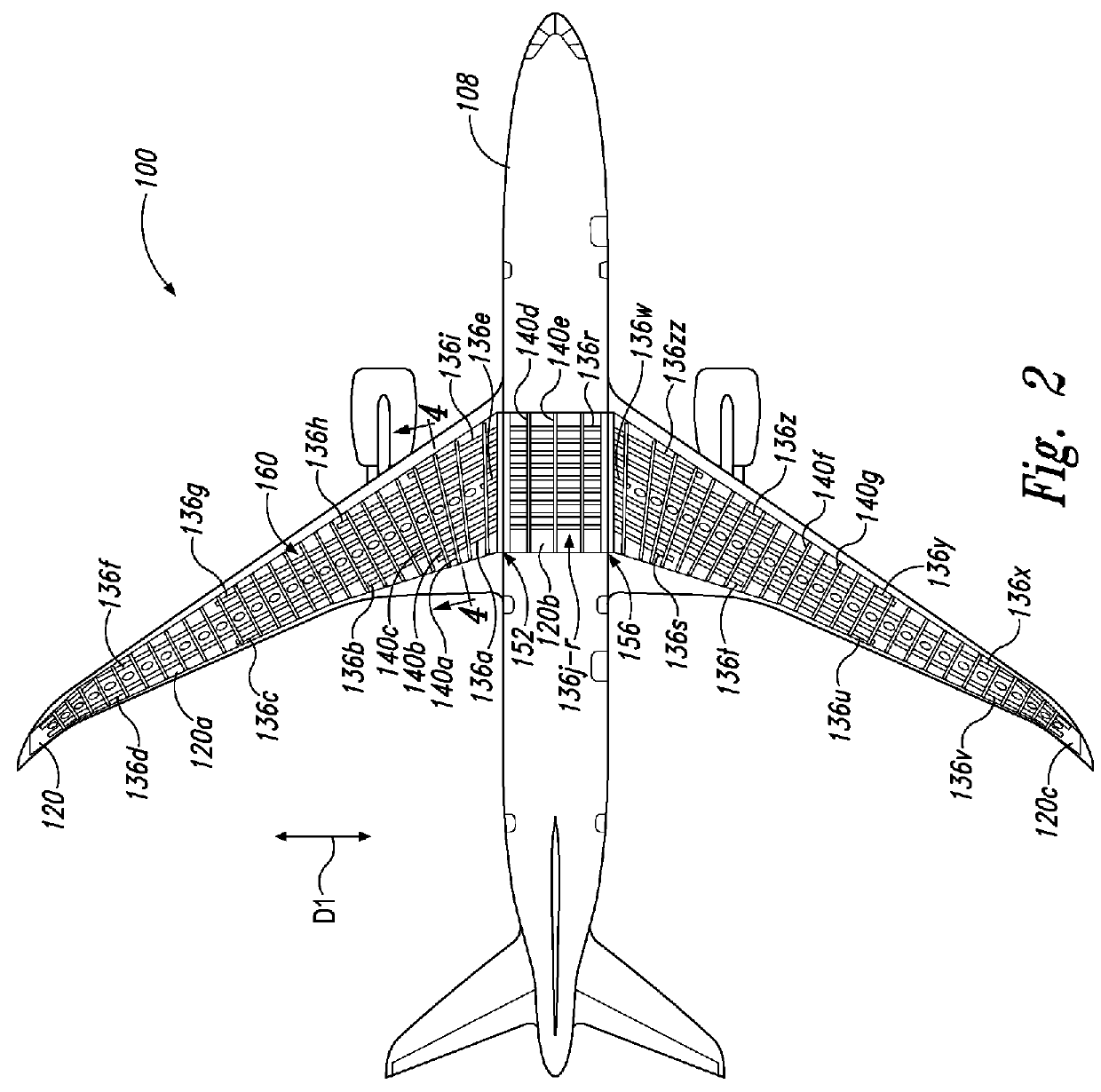 Laminate composite wing structures