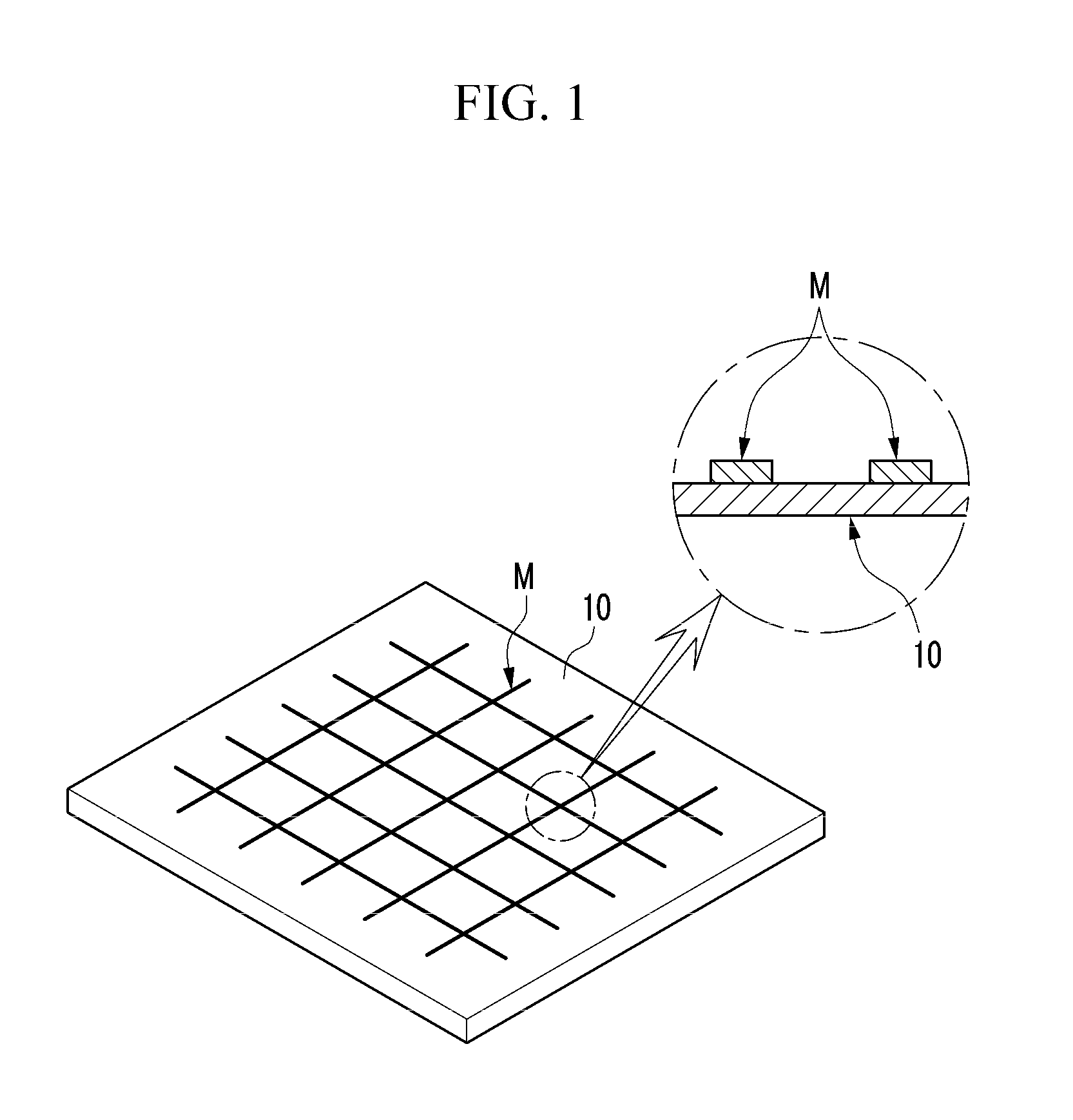 Method for burying conductive mesh in transparent electrode