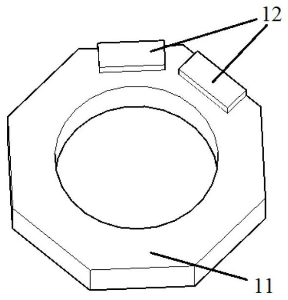 Miniature flat piezoelectric motor and design method