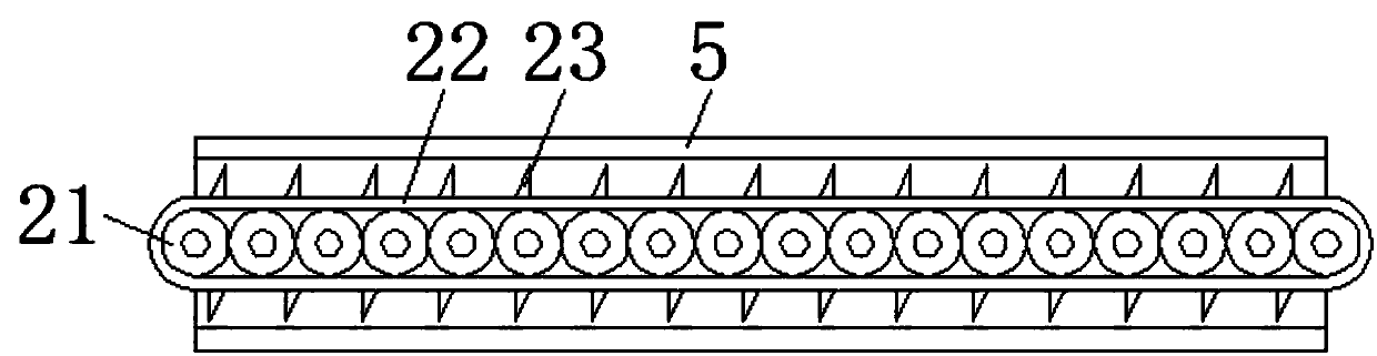 Material processing device for engineering construction