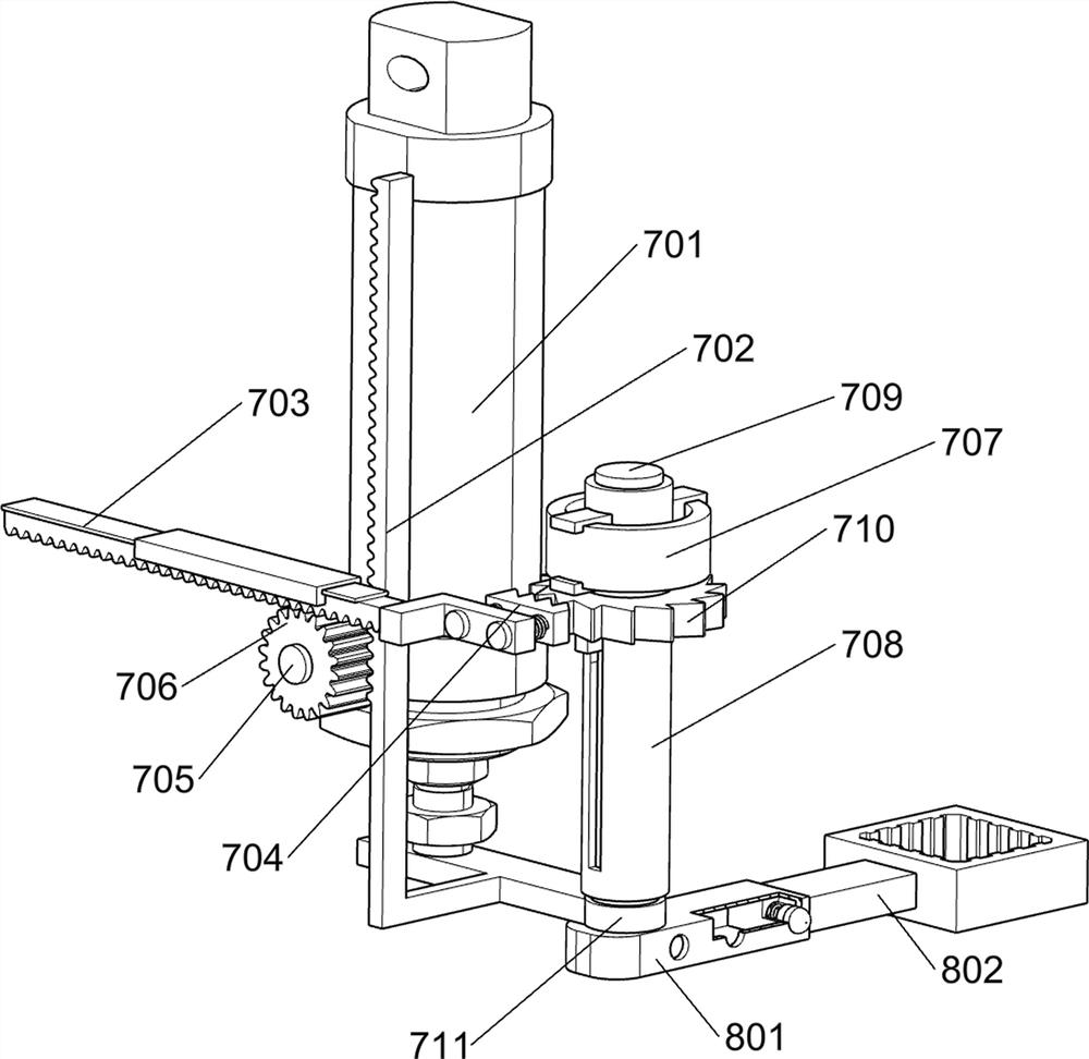 Equidistant drilling device for new energy automobile parts