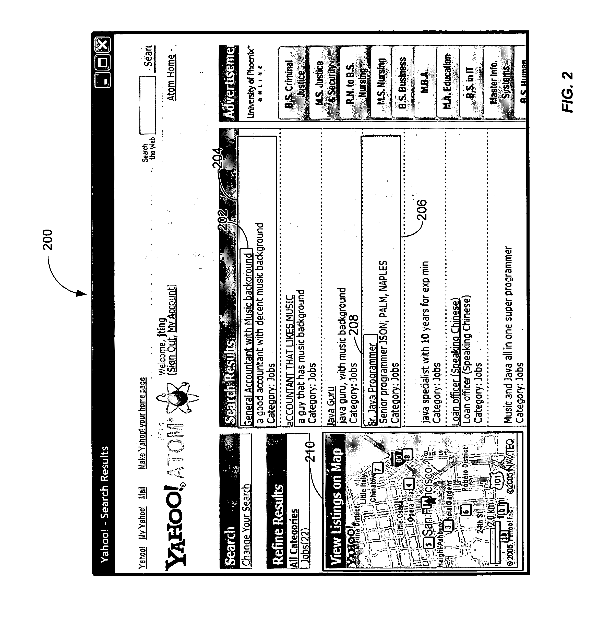 System and method for listing administration