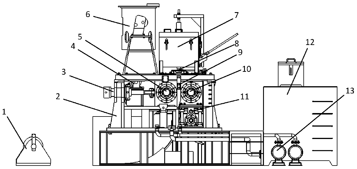 Equipment and method for solid-liquid vibratory casting and rolling of double-metal composite plate and strip