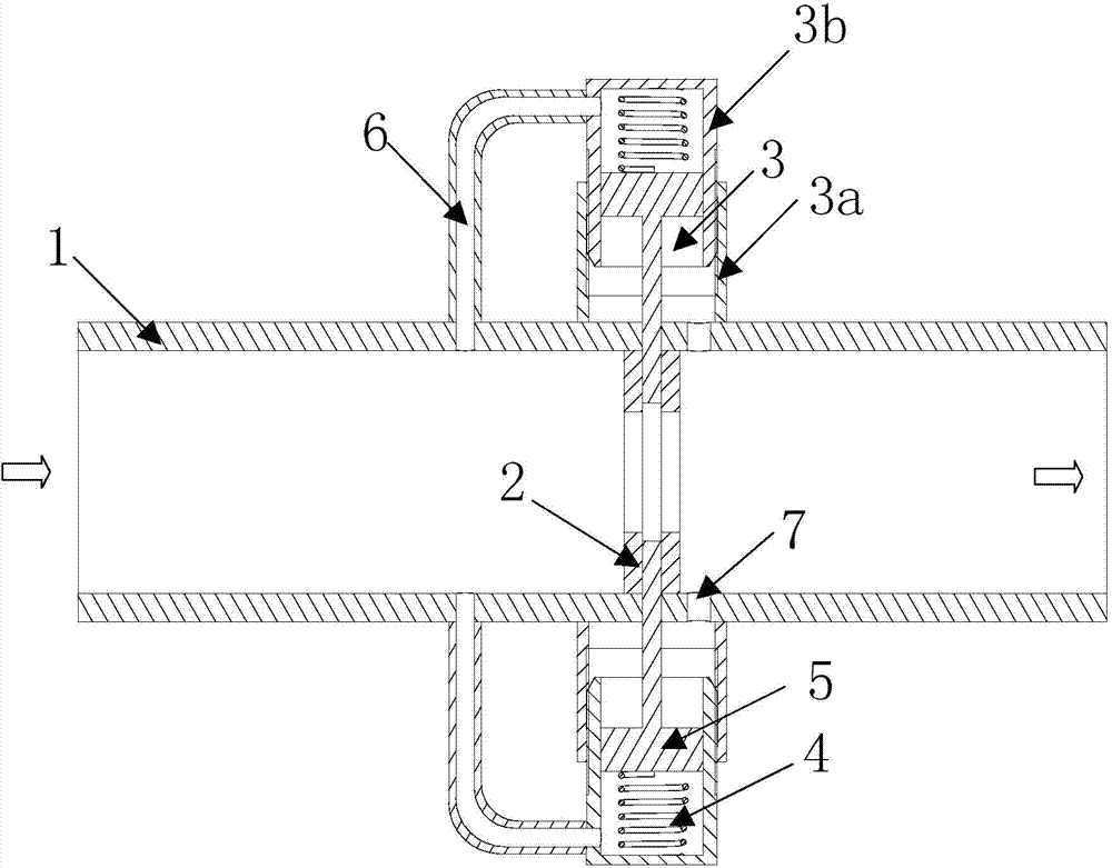 Device for realizing incompressible fluid critical flow by applying mechanical choking principle