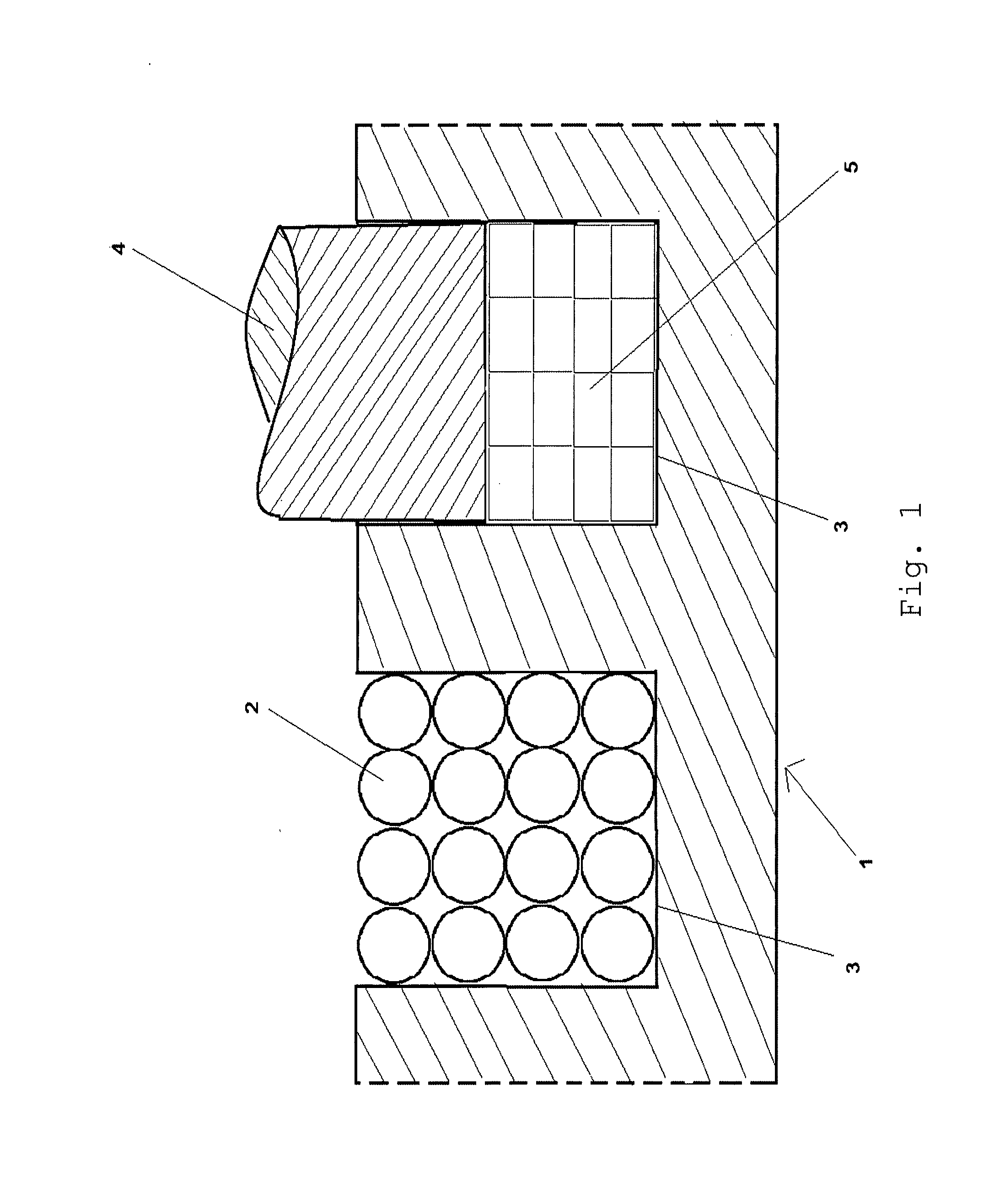 Electrically ignitable caseless propellant charge, the production and use thereof