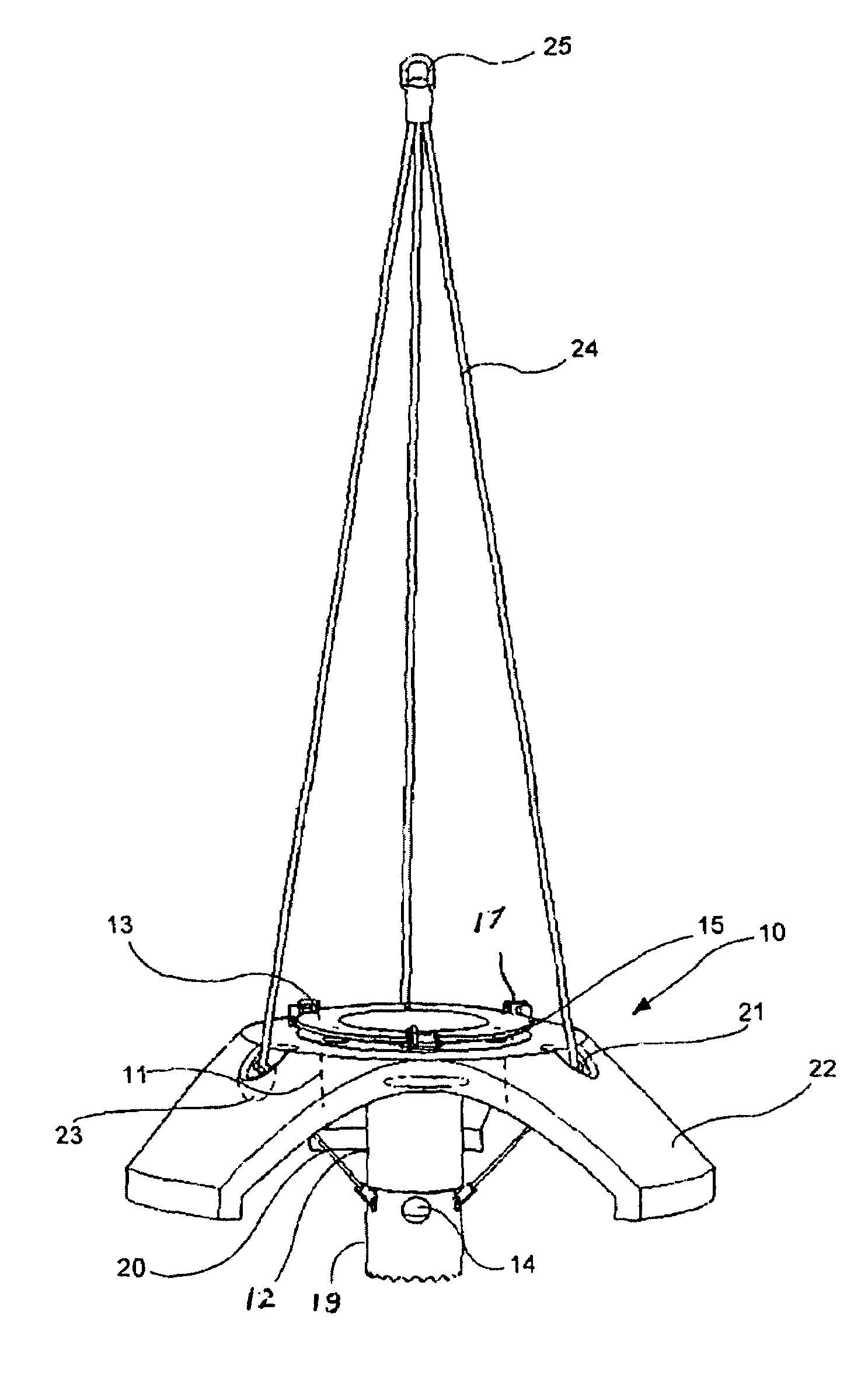 Sensor arrangement and method for the installation and moving of this