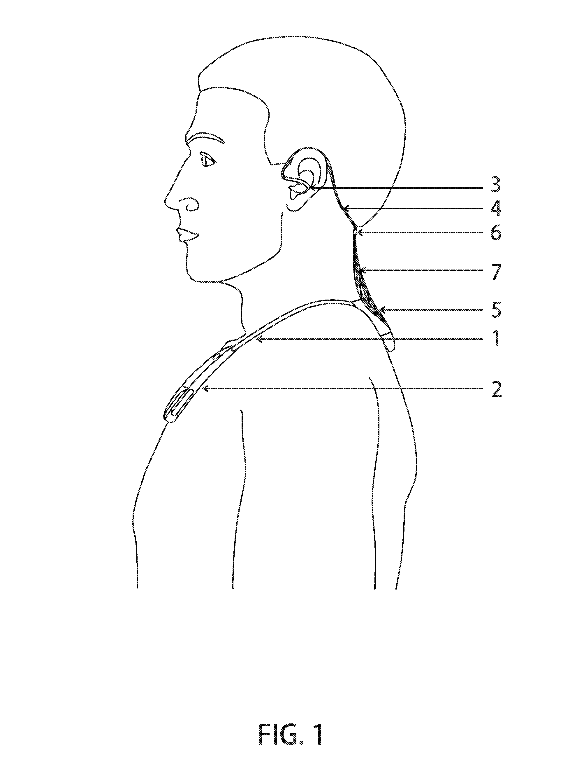 Neck-wearable communication device with microphone array