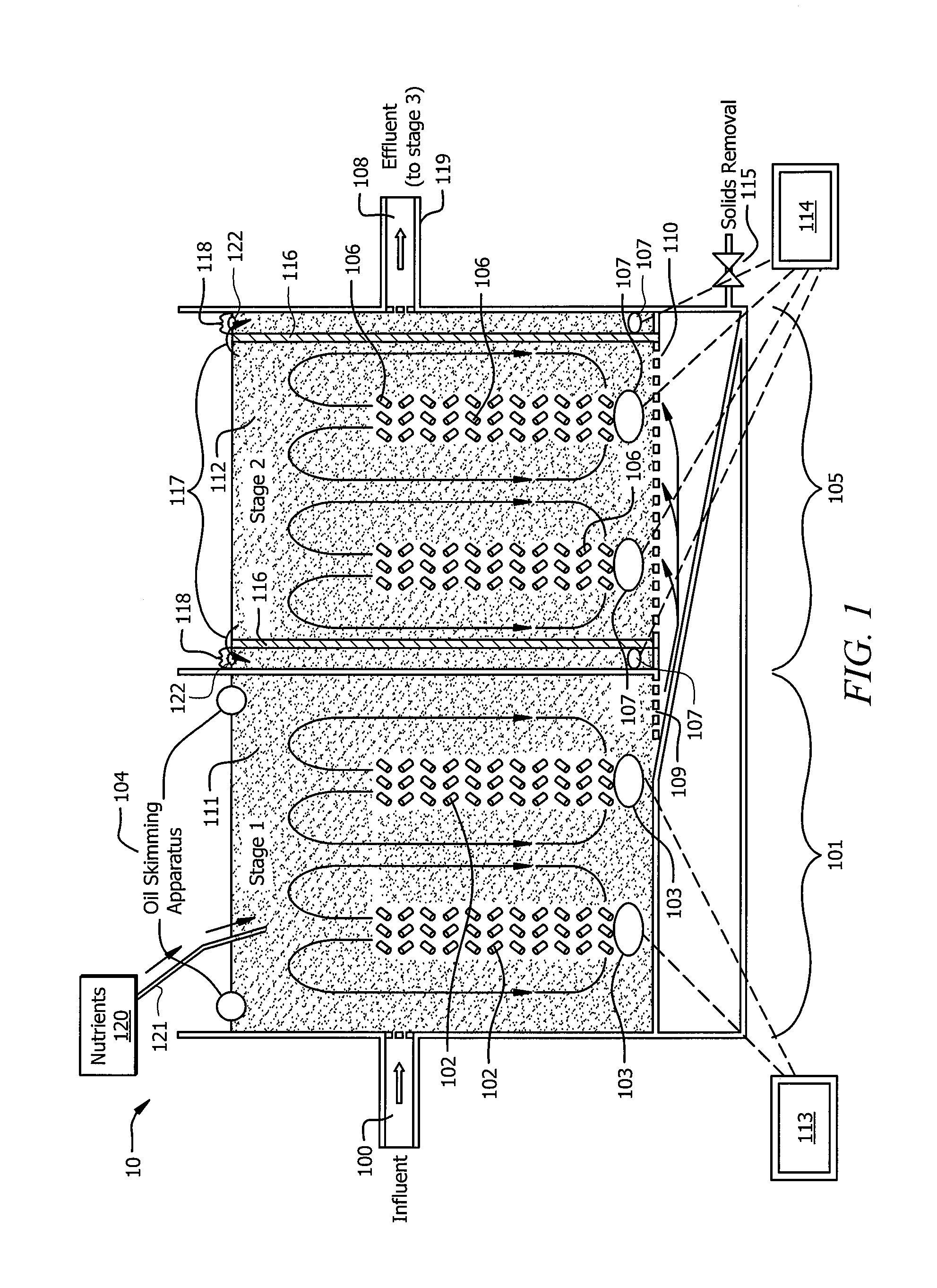 Water treatment systems and methods for concurrent removal of various types of organic materials