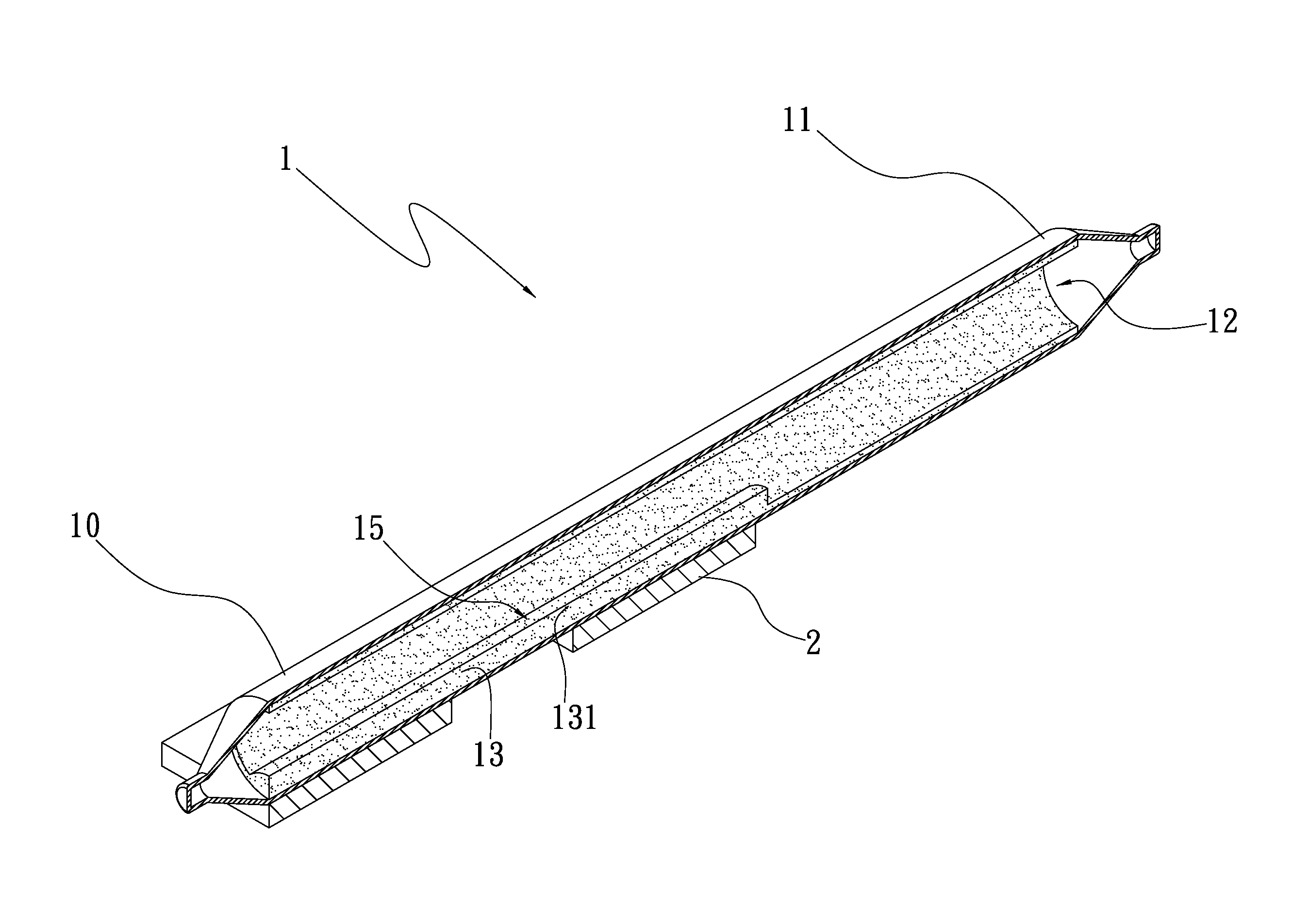Heat pipe heat dissipation structure