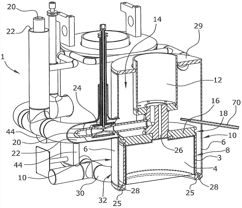 Apparatus for spinning yarn and method for heating same