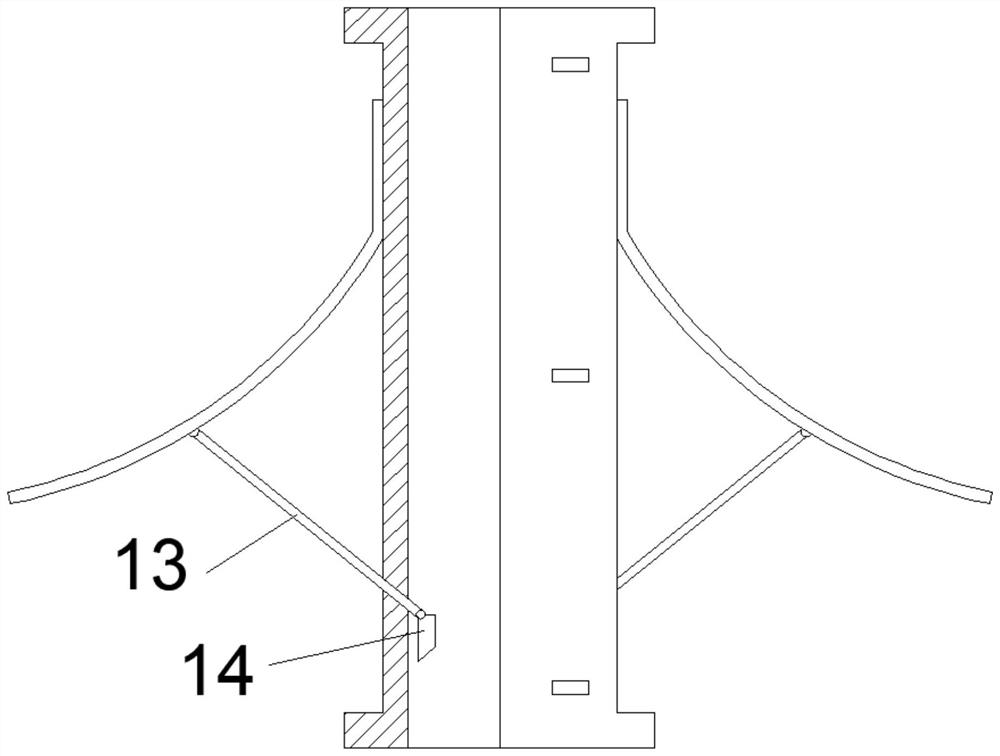 A pouring device for pile foundation construction