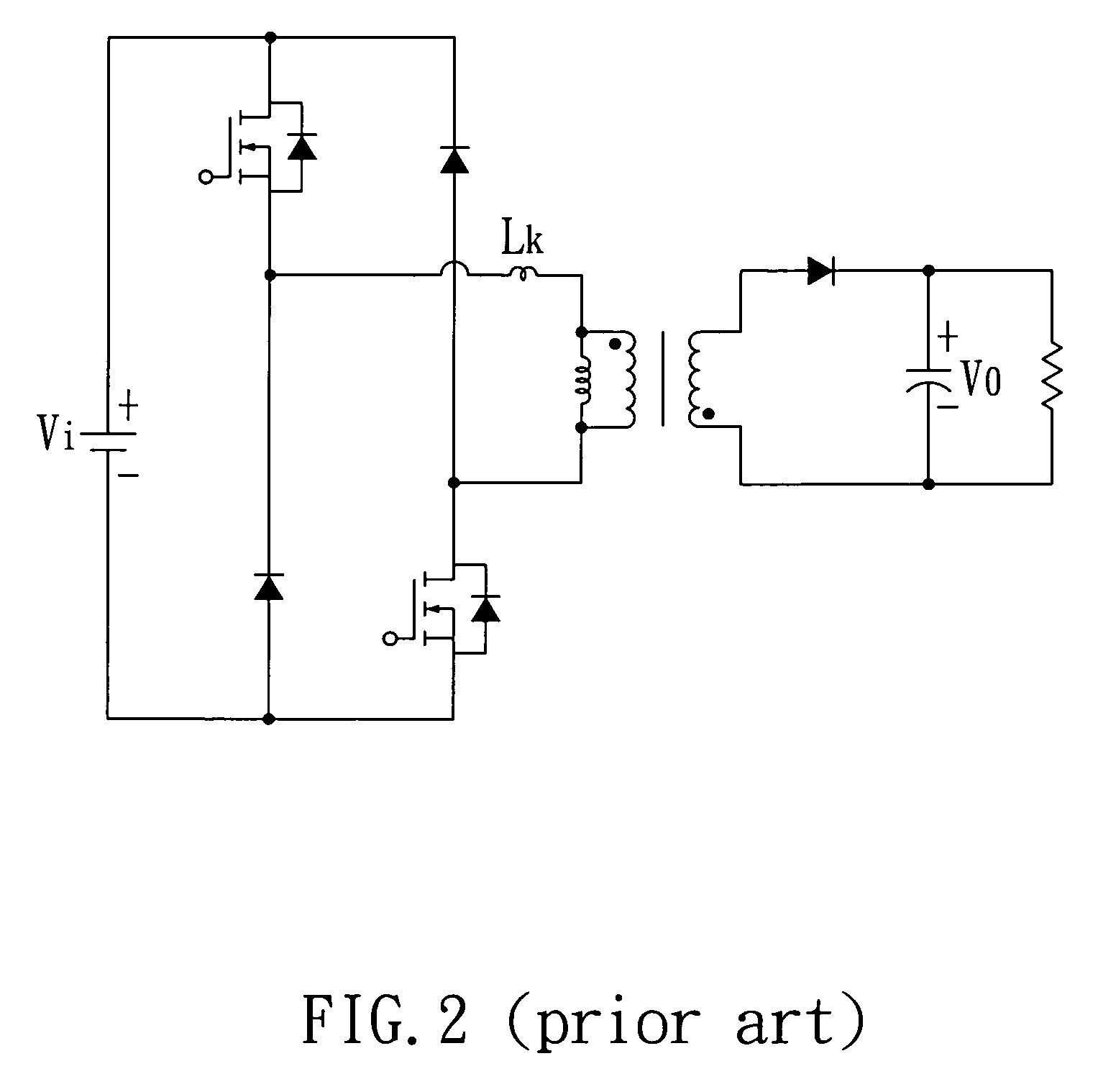 Interleaved flyback converter device with leakage energy recycling