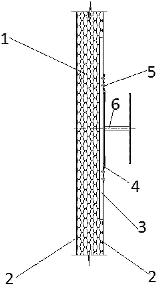 Embedded reinforcing component for polyurethane cold storage board core material