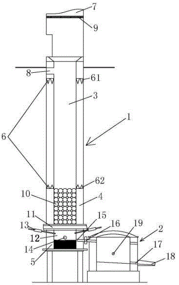 Natural gas cupola furnace