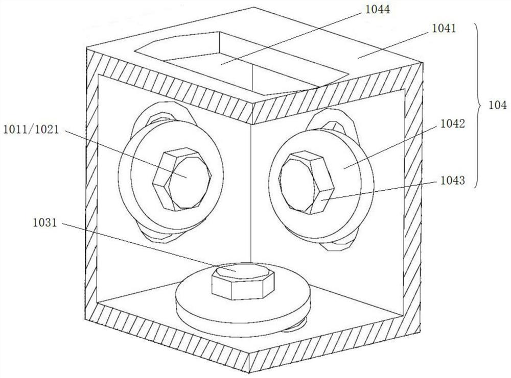 Automatic leveling and connecting system of multi-vehicle linkage square cabin