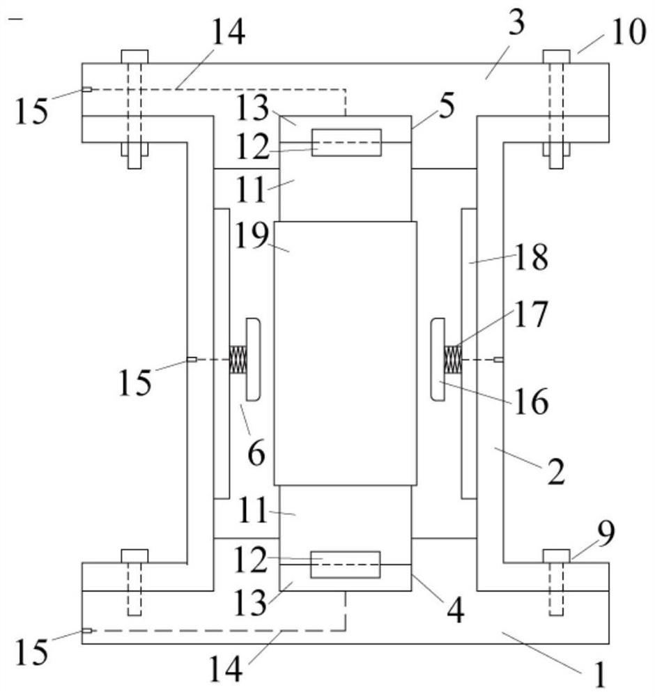 Dry-type sampling method and device for easily-hydrolyzed brittle soft rock standard test piece