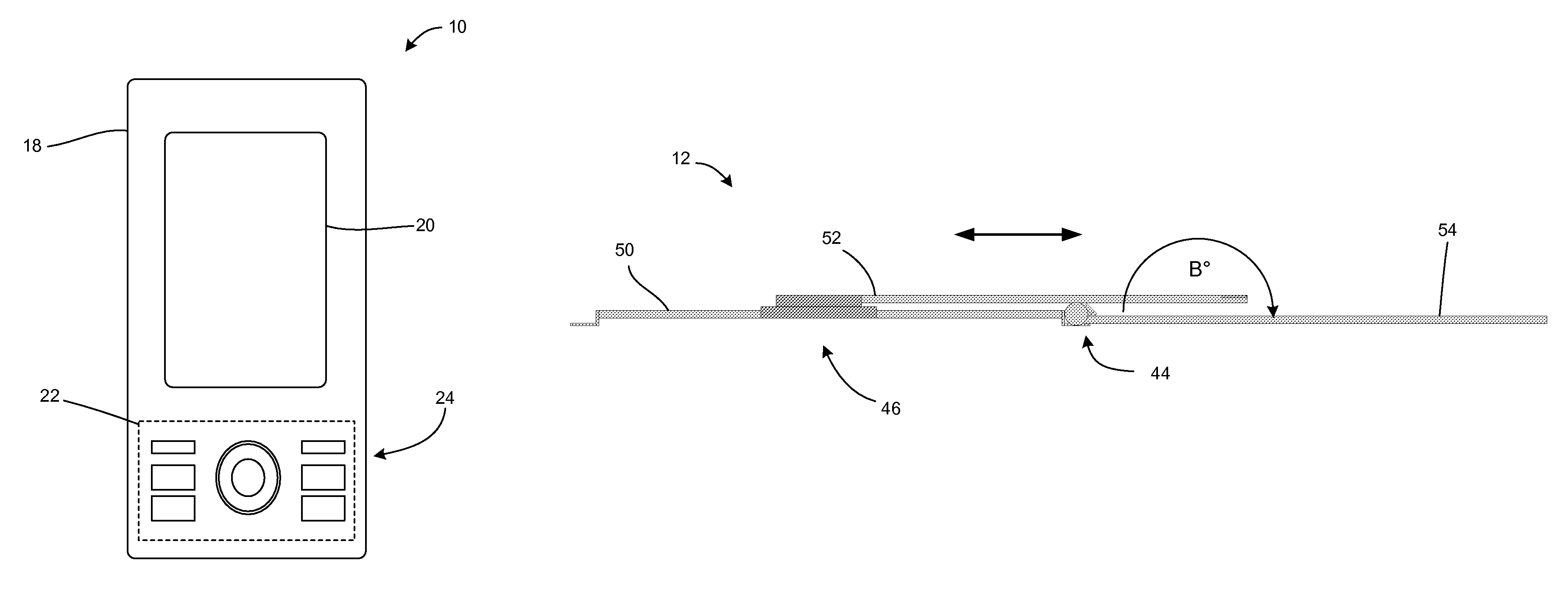 Portable communication device having a combined slider and flip hinge assembly