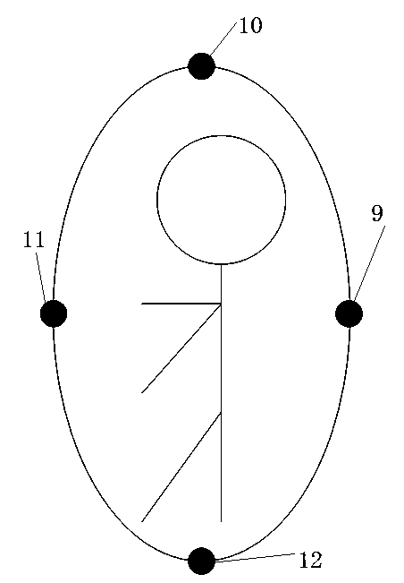 Skipping rope counting device based on triaxial acceleration and counting method thereof