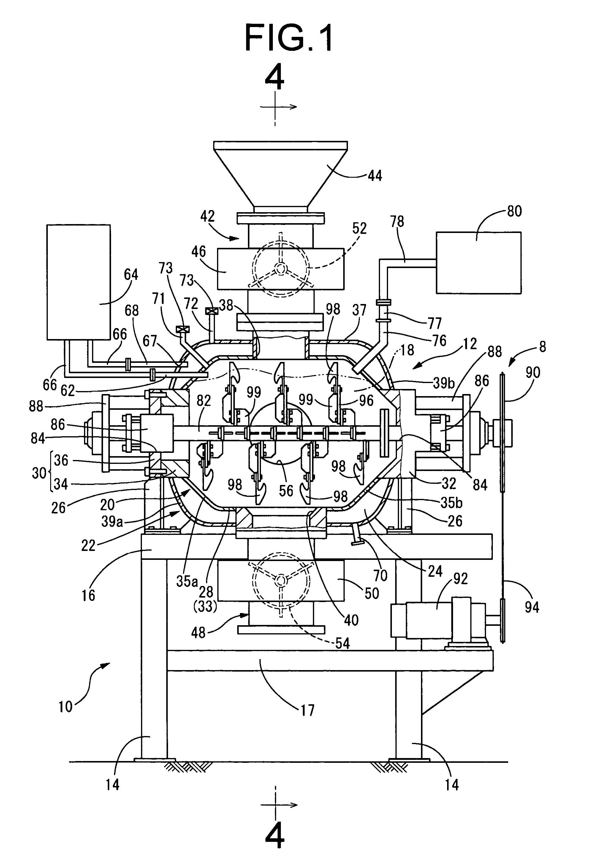 Apparatus and method for treating organic waste and organic material obtained by the treatment method