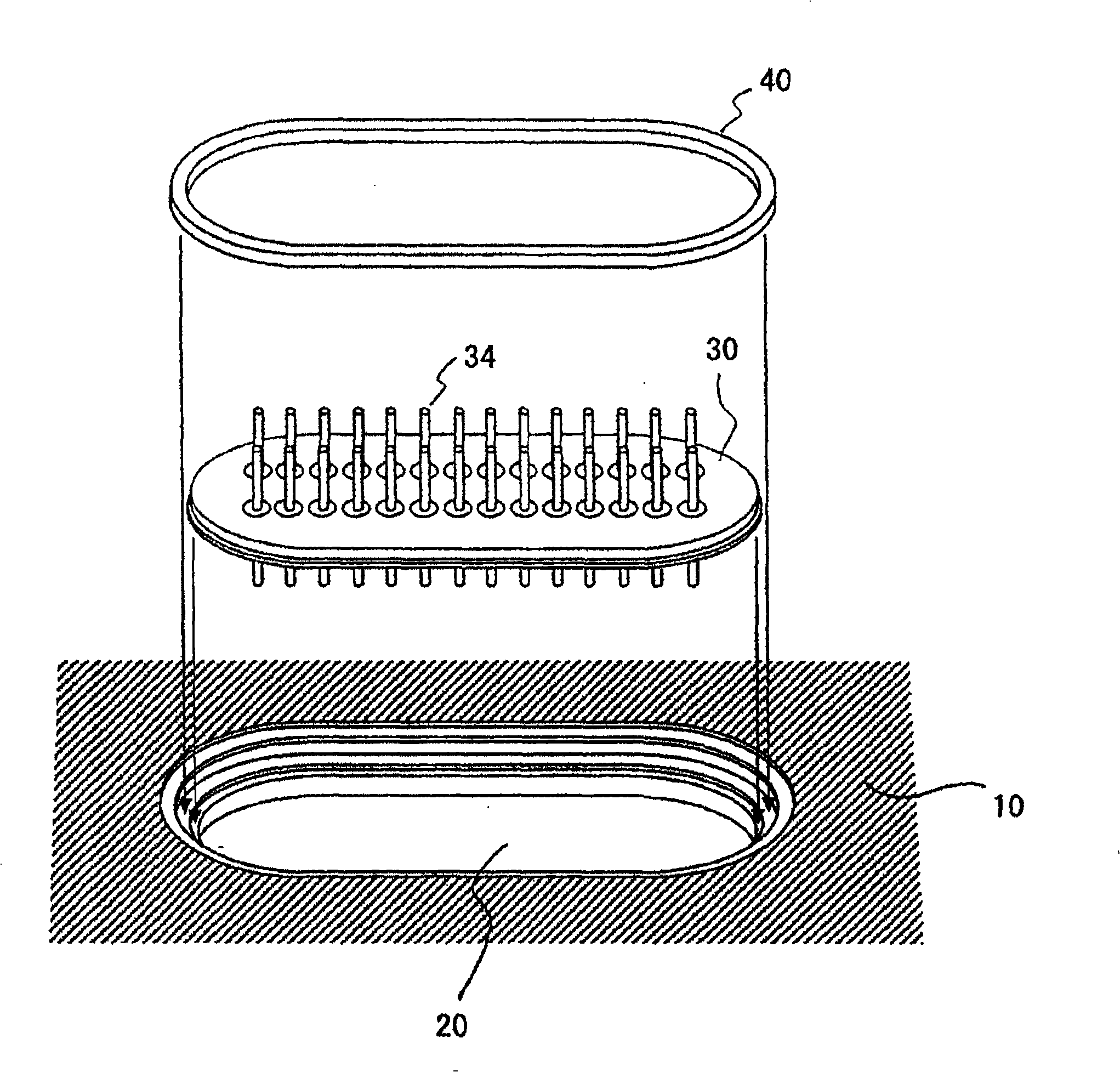 Magnetic disk drive and soldering method of feed-through