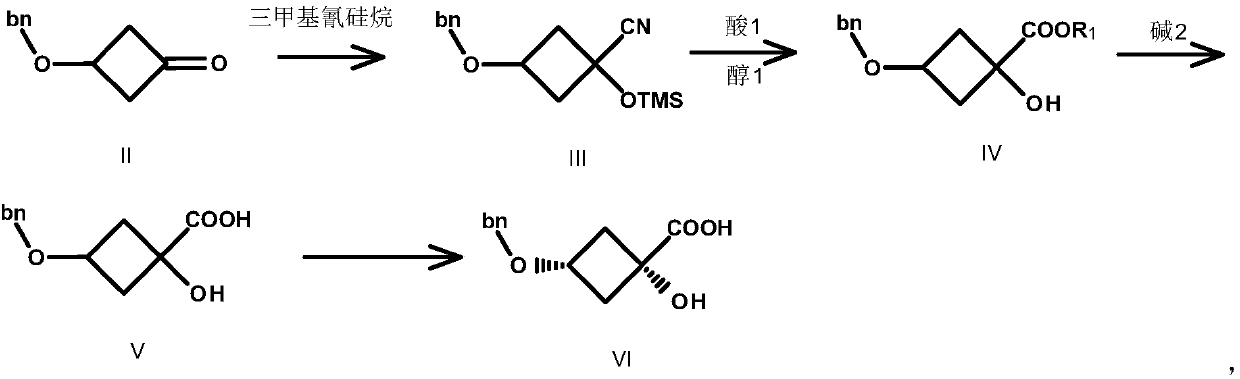 Preparation method of trans-1,3-dihydroxy-cyclobutane-1-carboxylic acid