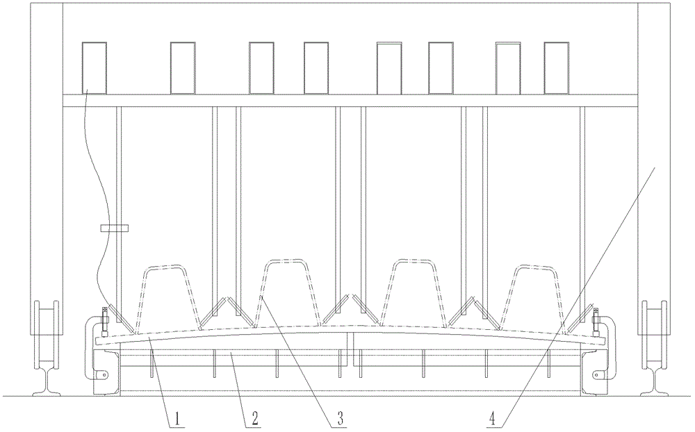 Welding method for U-shaped ribs of orthotropic plate of bridge girder