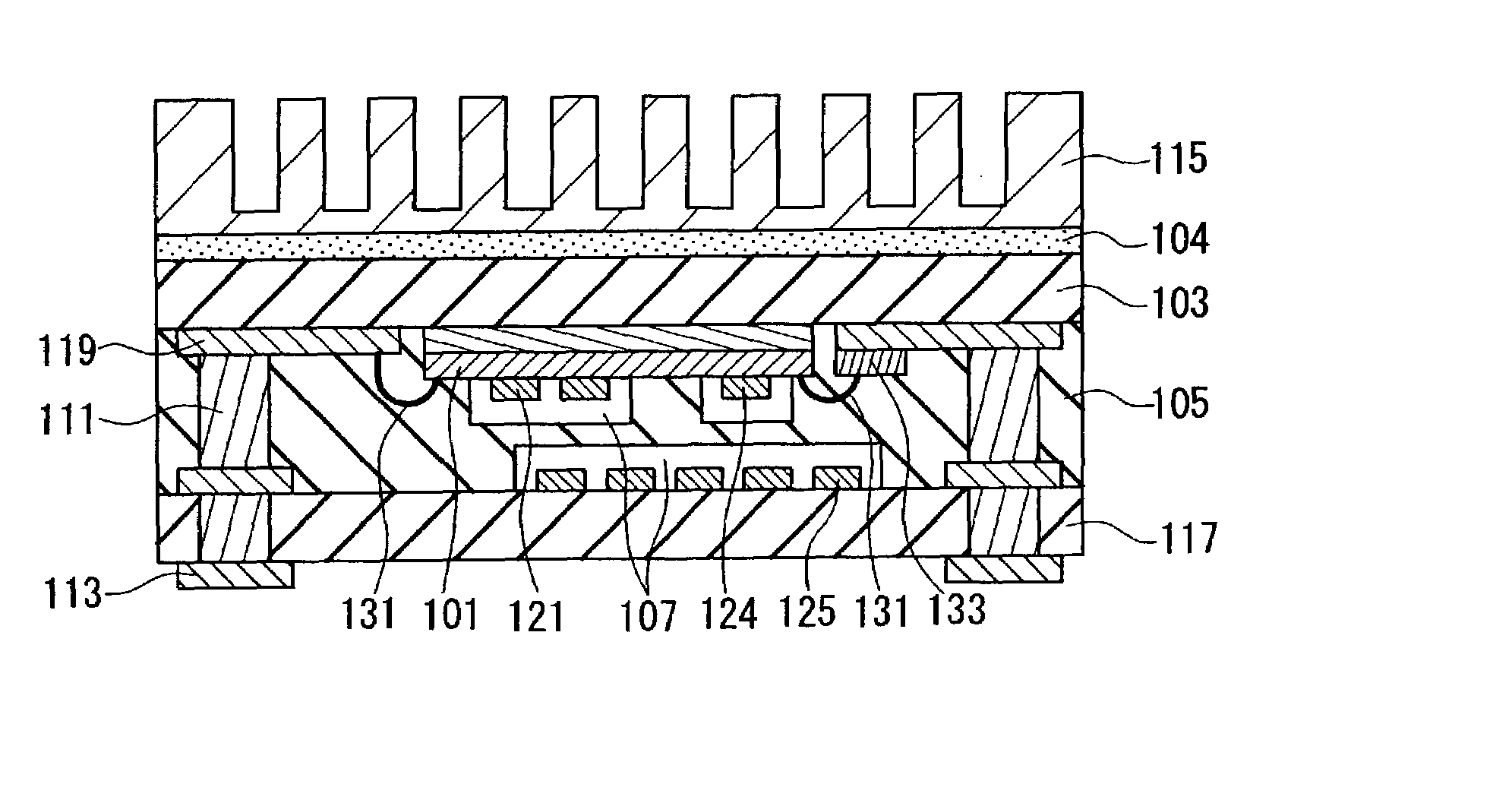 Semiconductor built-in millimeter-wave band module