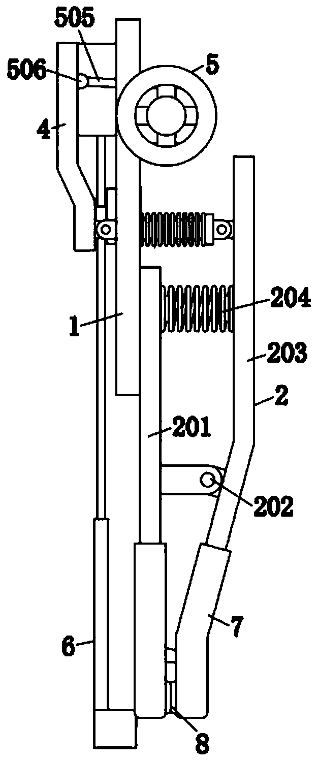 Hanging device for electroplating printed circuit board