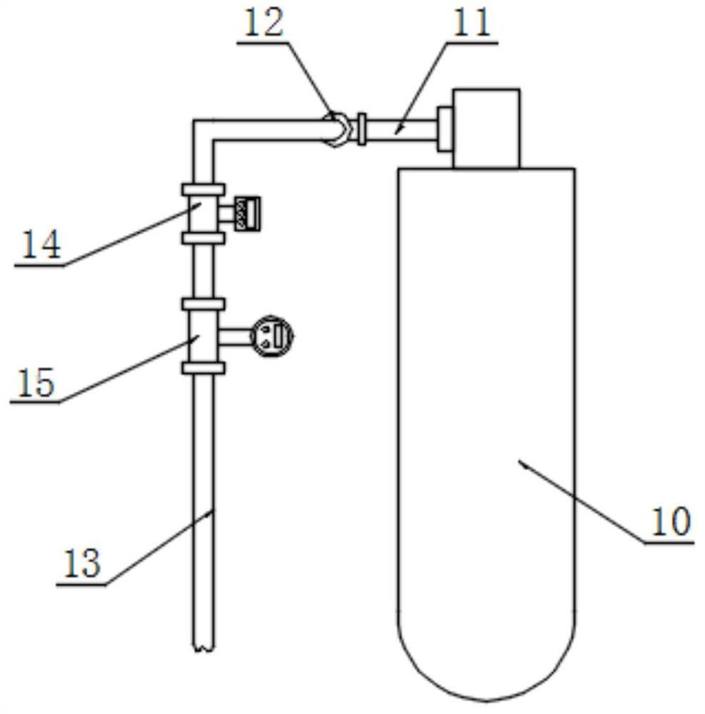 Hypochlorous acid hand-washing-free disinfectant preparation device