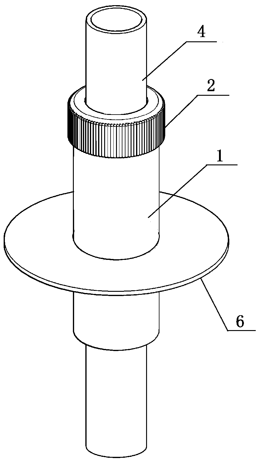 Waterproof component for pipeline to pass through floor and mounting method thereof