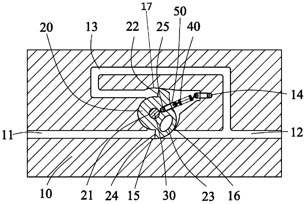 A self-balancing throttle valve