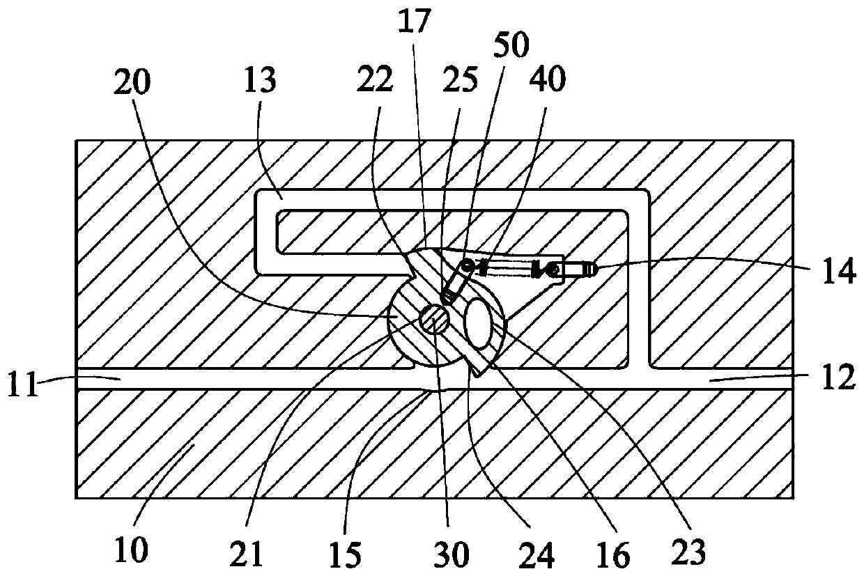 A self-balancing throttle valve