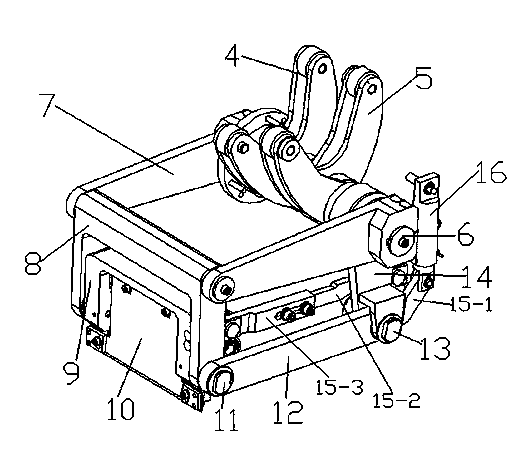 Cam connecting rod mechanism of soap dicer