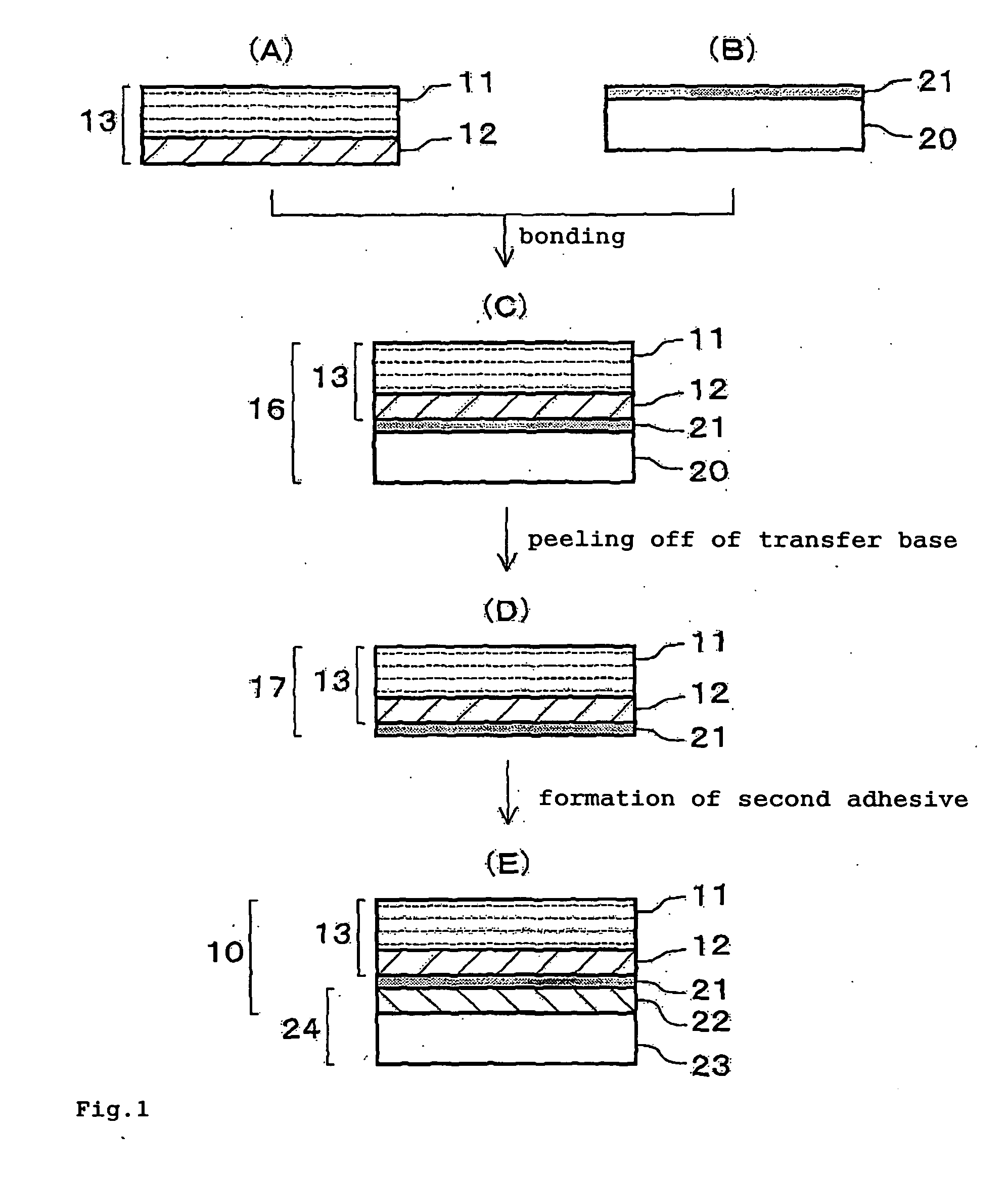 Method for producing complex phase retarder and complex optical member