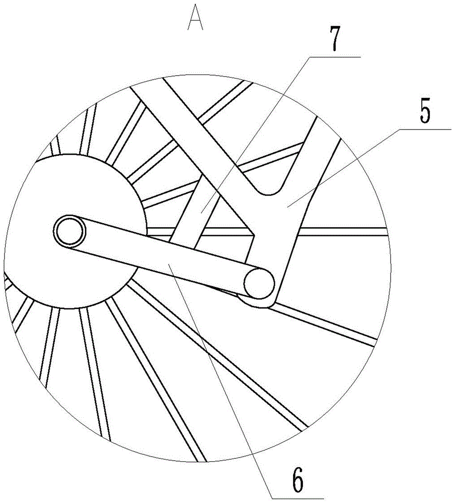 Recumbent vehicle with trapezoidal turning structures