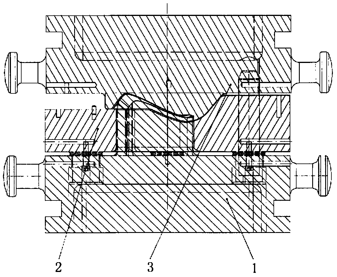 Multi-hook-face titanium alloy part forming device and method