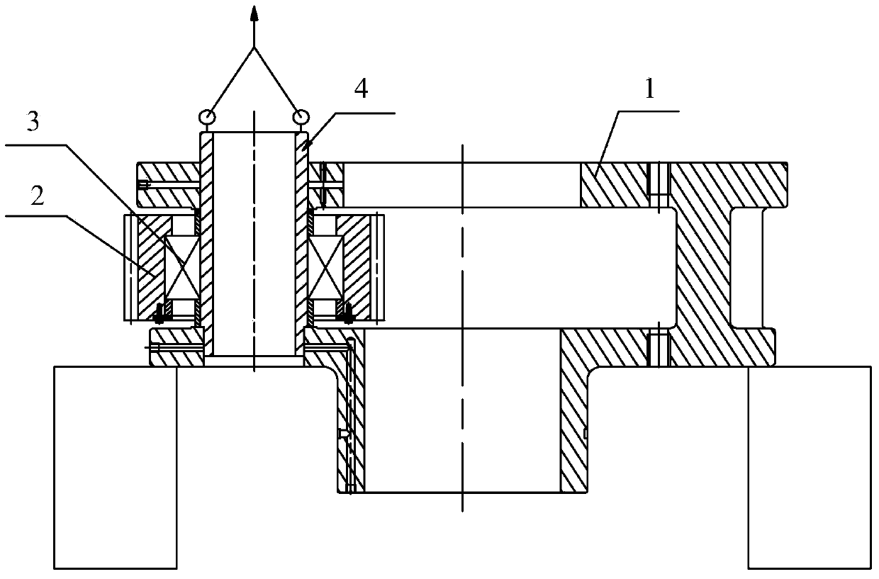 Core positioning device of planetary gear