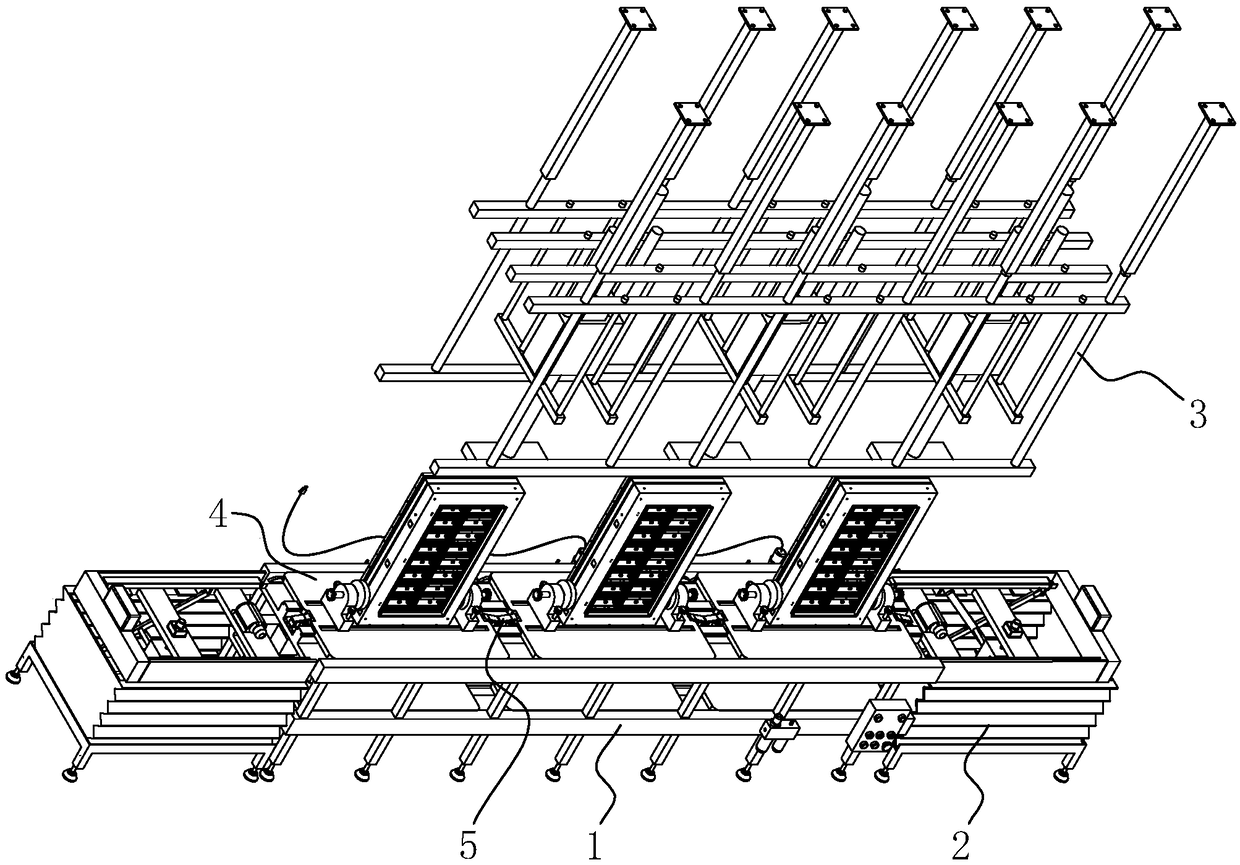 Assembly method and device for LED box