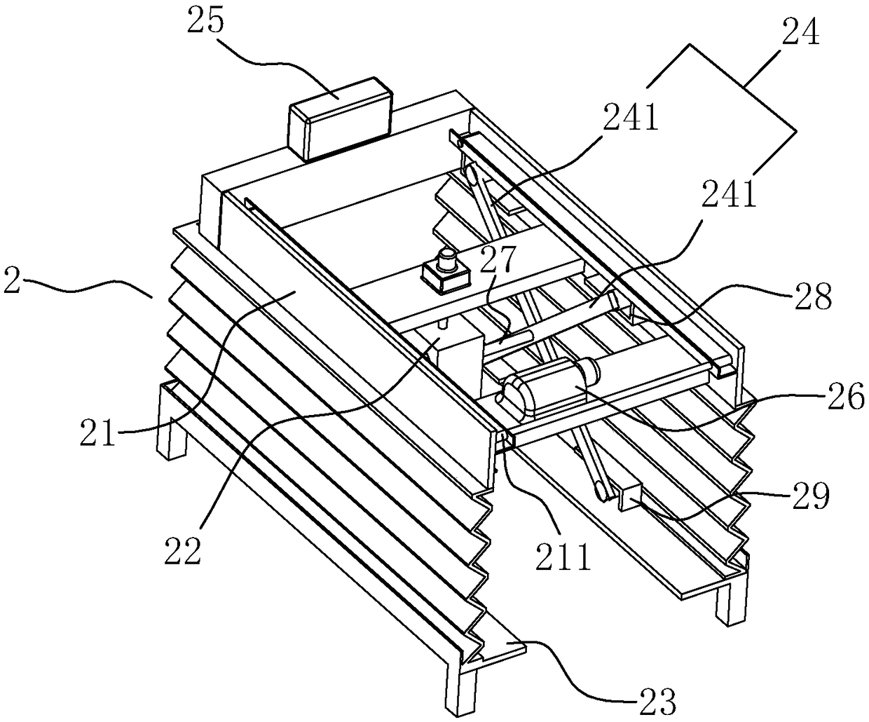 Assembly method and device for LED box