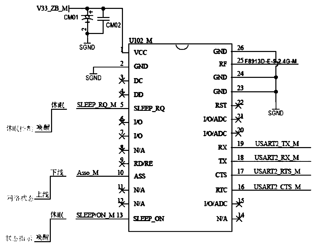 Dual-backup self-switching intelligent power supply device of wireless ad hoc network