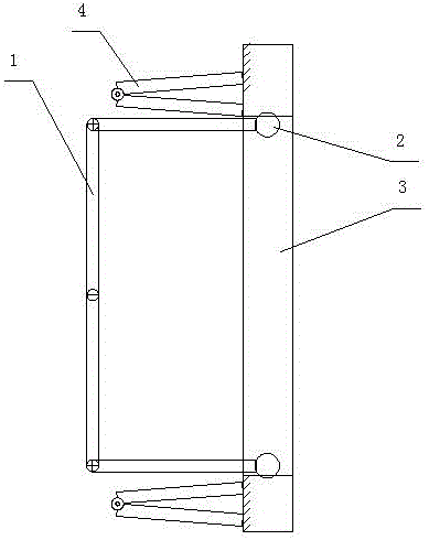 Foldable clothes-airing rod