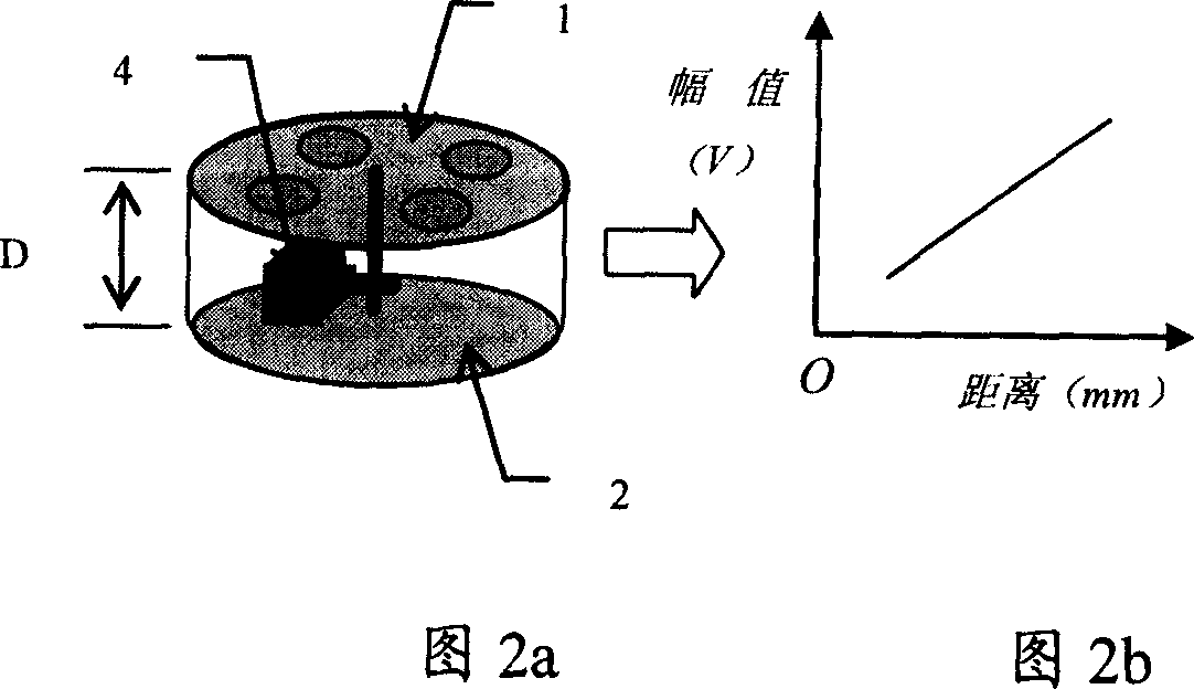 System and method for measuring pressure distribution and interval between two bearers