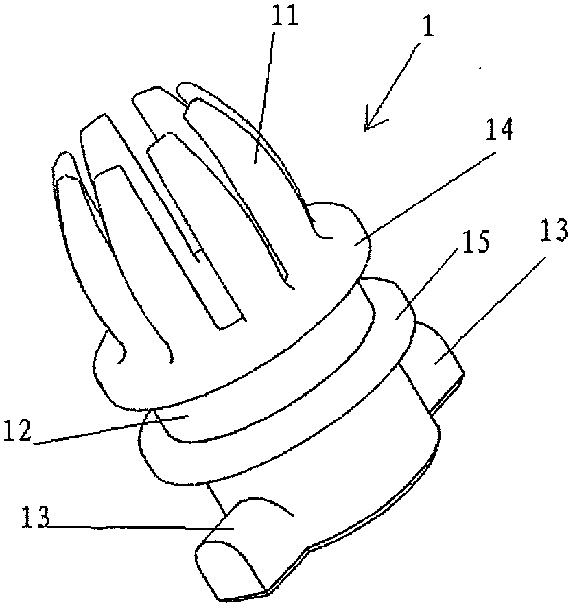 Connector and building assembly with same