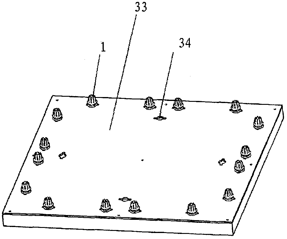 Connector and building assembly with same