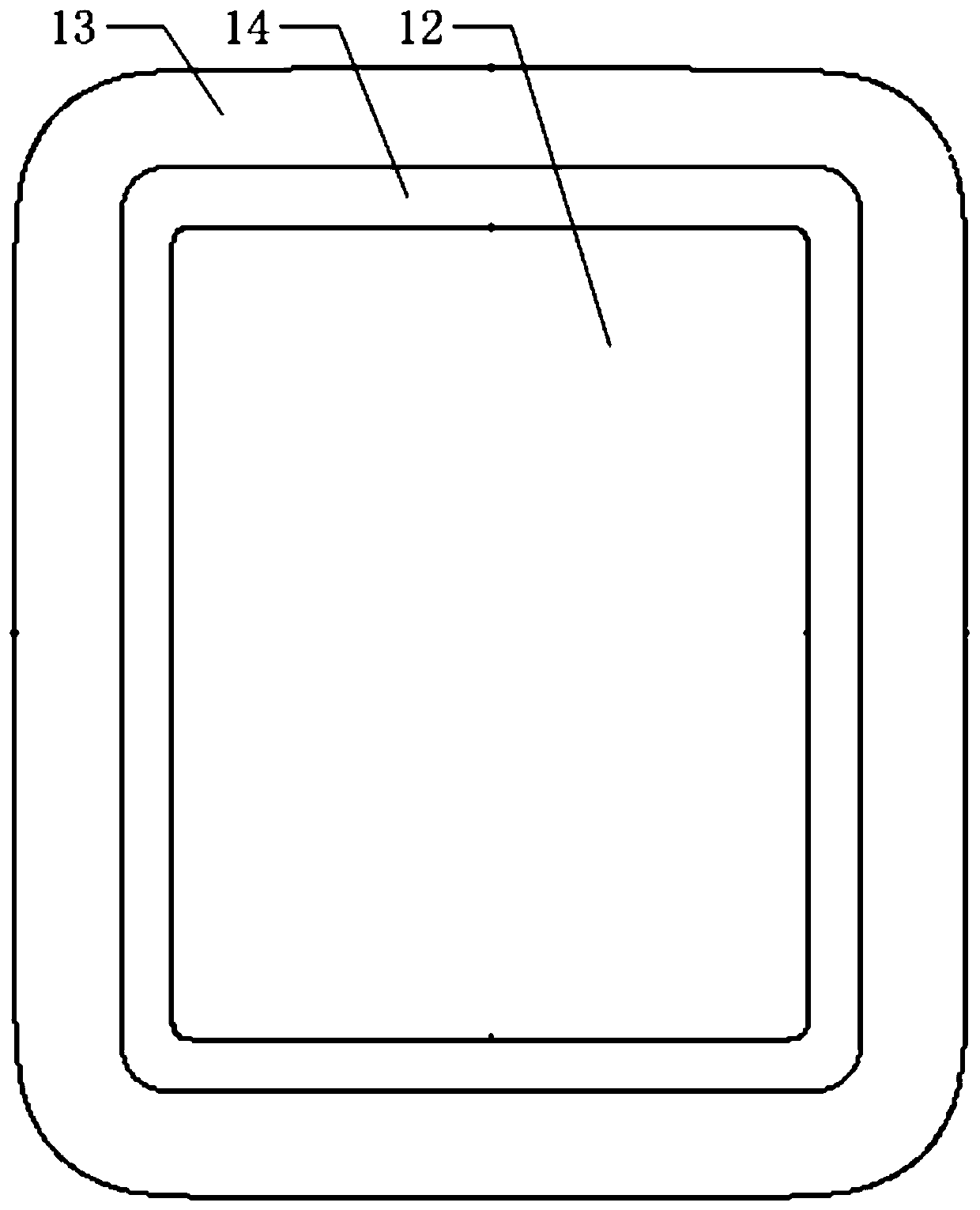 Electronic equipment, curved lens and processing method thereof