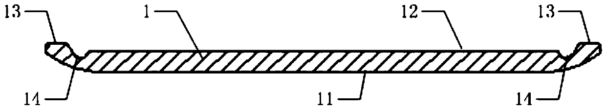 Electronic equipment, curved lens and processing method thereof