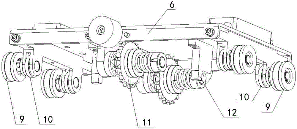 Hinge-connected multi-pallet turning mechanism for accumulation and release type conveying