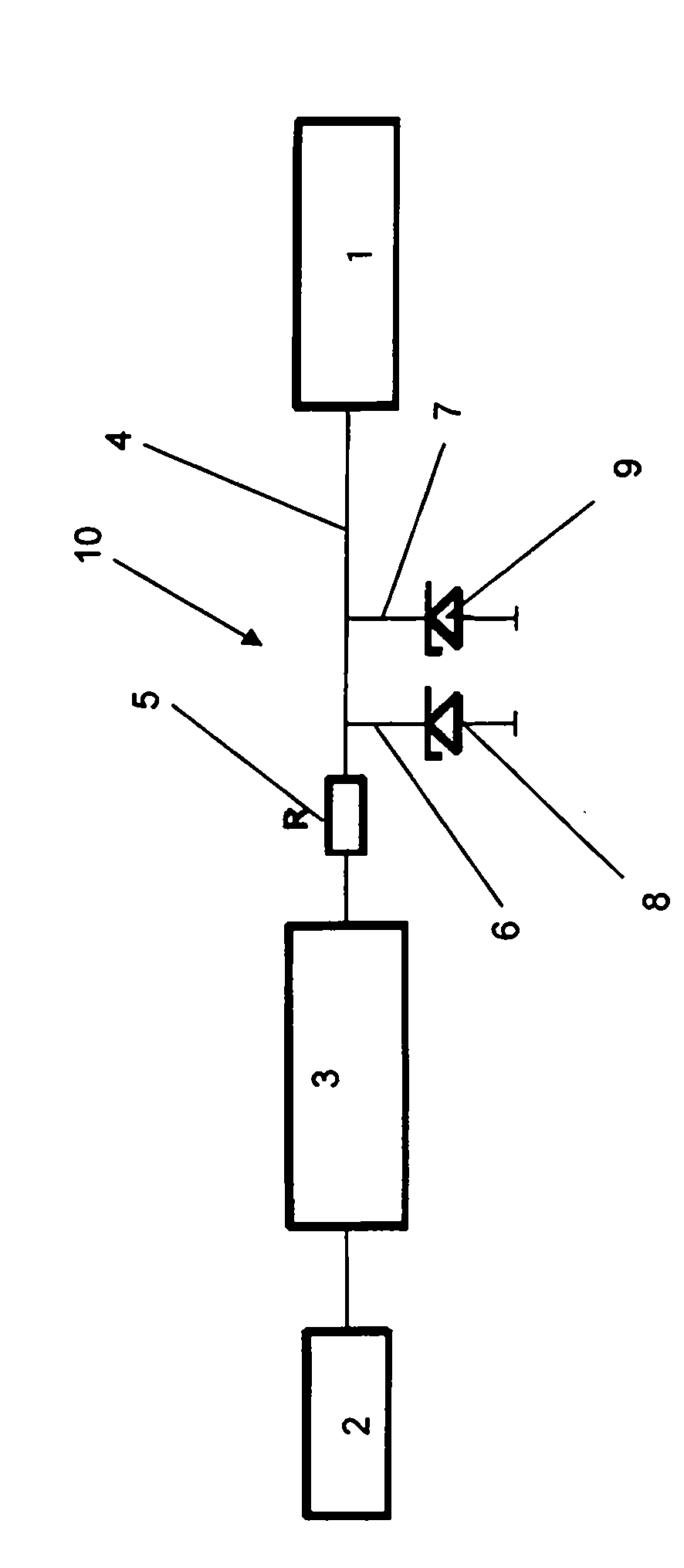 Circuitry for power limiting of electronic assembly